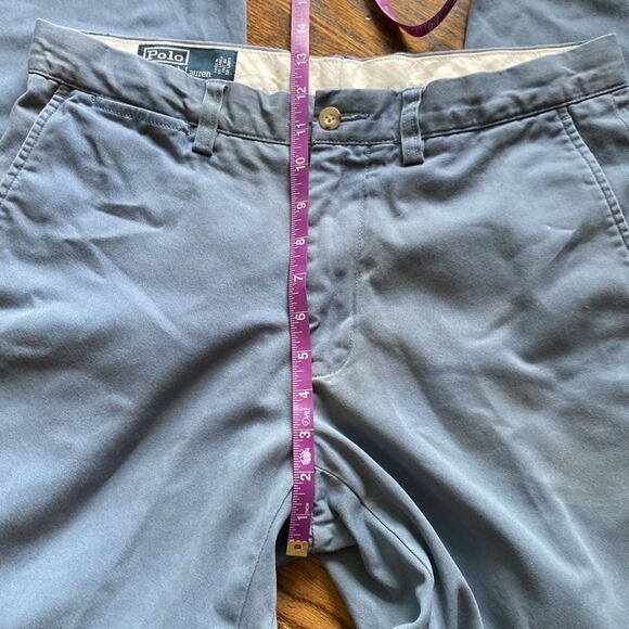 Polo Ralph Lauren Preston pant men's size 32/32 100% cotton chinos blue - Picture 13 of 15